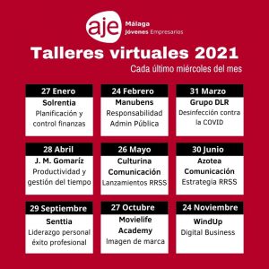 Talleres Virtuales 2021 - Aje Málaga